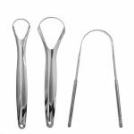 Reusable Tongue Cleaning stainless Steel Tongue Cleaner for Fresher Breath Copper Tongue Scraper