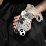 Premium Frosted Black Flower Fashion Phone Case For IPhone Fall Protection Case 13 12 11 Pro Max