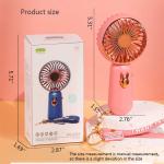 Handheld Portable Fan 2 speed USB Rechargeable Personal Cute Small Pocket Fan Mini Fans For Eyelash Extensions