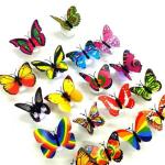 3D butterfly night lamps USB Mini LED home decor lighting Small Square Night Light