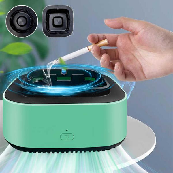 Intelligent Smoke-Pulling Ash Tray Automatic Portable Electric Smokeless Ashtray Air Purifier